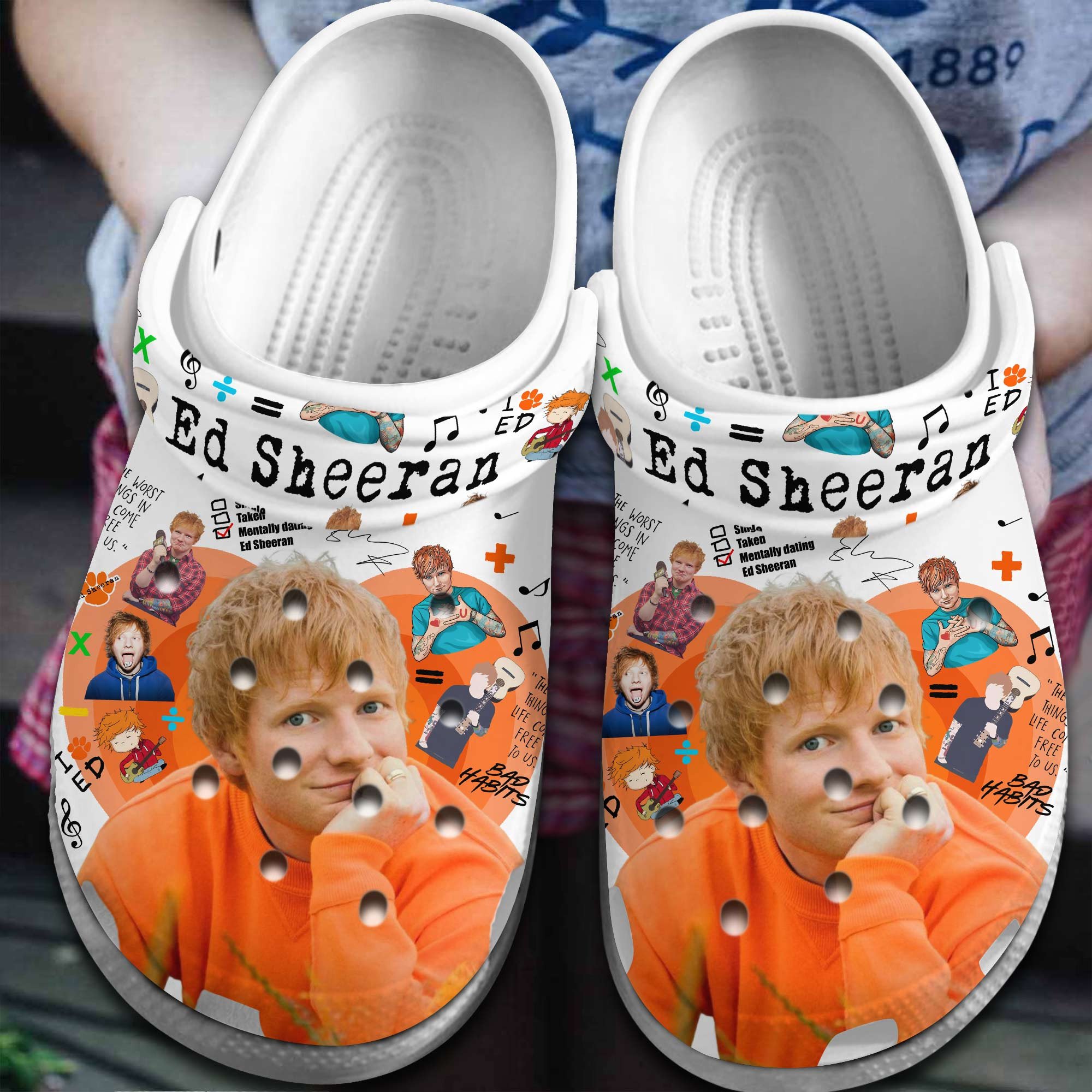 Ed Sheeran Singer Music Crocband, Ed Sheeran Singer Crocs Clogs For Men Women and Kids 61