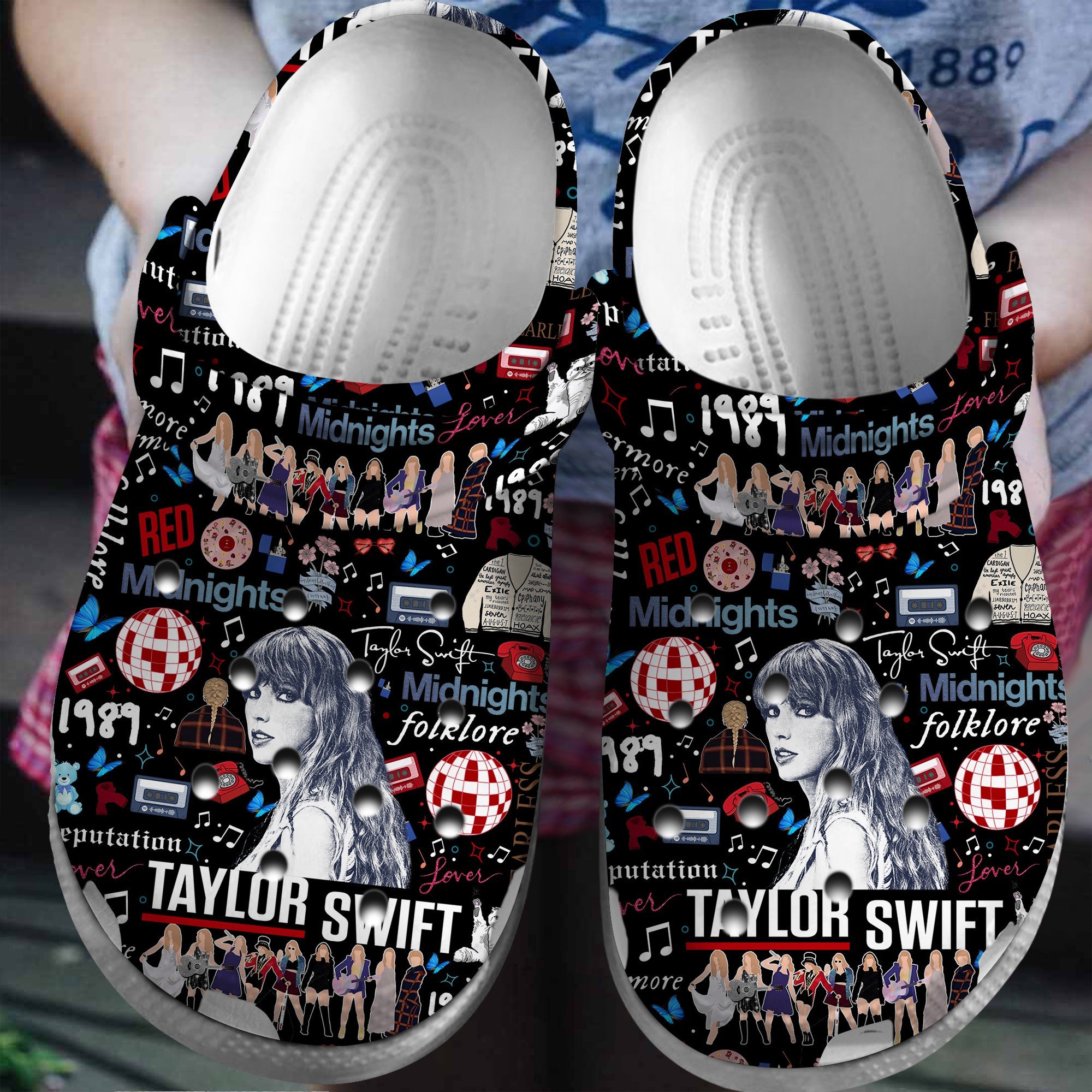 Taylor Swift Music Crocband, Taylor Swift Music Crocs Clogs For Men Women and Kids 53