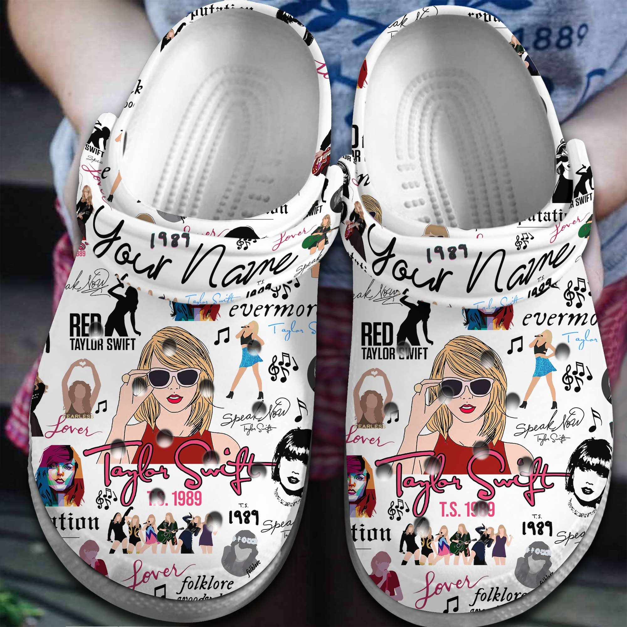 Taylor Swift Music Crocband, Taylor Swift Music Crocs Clogs For Men Women and Kids 51