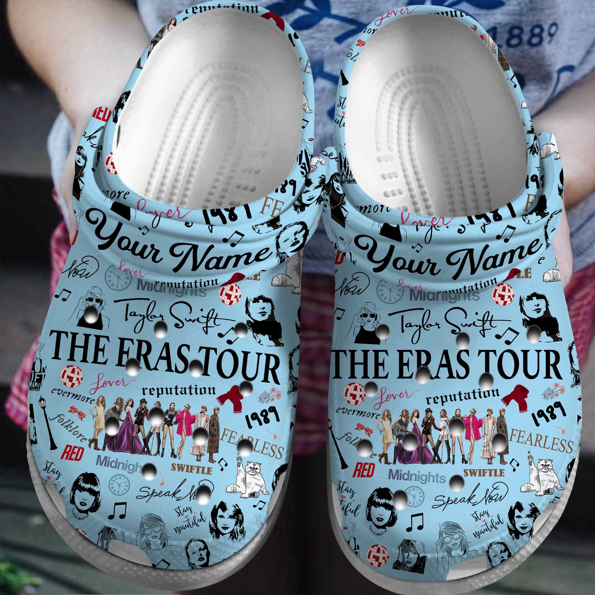 Taylor Swift Music Crocband, Taylor Swift Music Crocs Clogs For Men Women and Kids 49