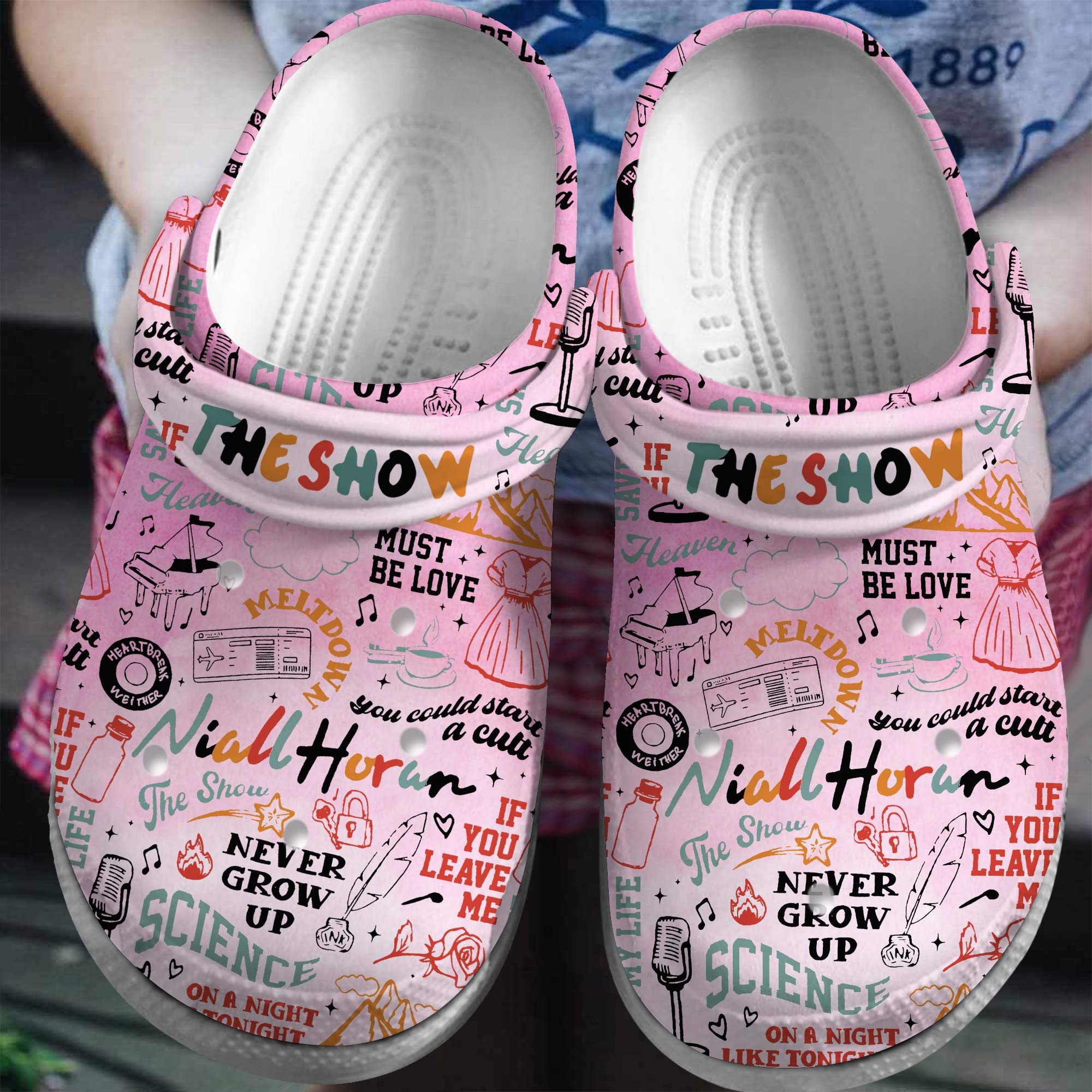 Niall Horan One Direction Band Music Crocband Crocs Clogs For Men Women and Kids 71