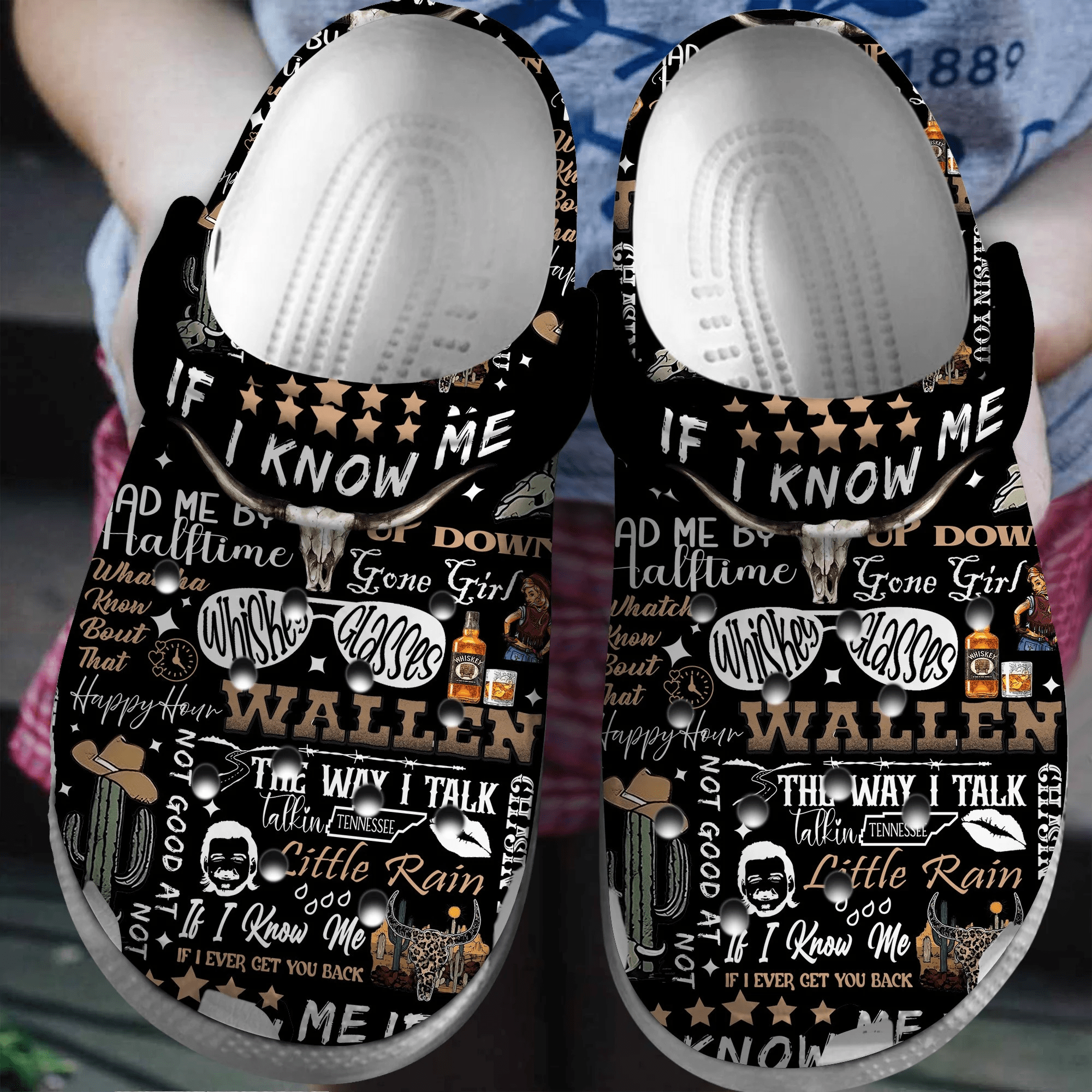 Morgan Wallen Music If I Know Me Crocband Crocs Clogs For Men Women and Kids 65