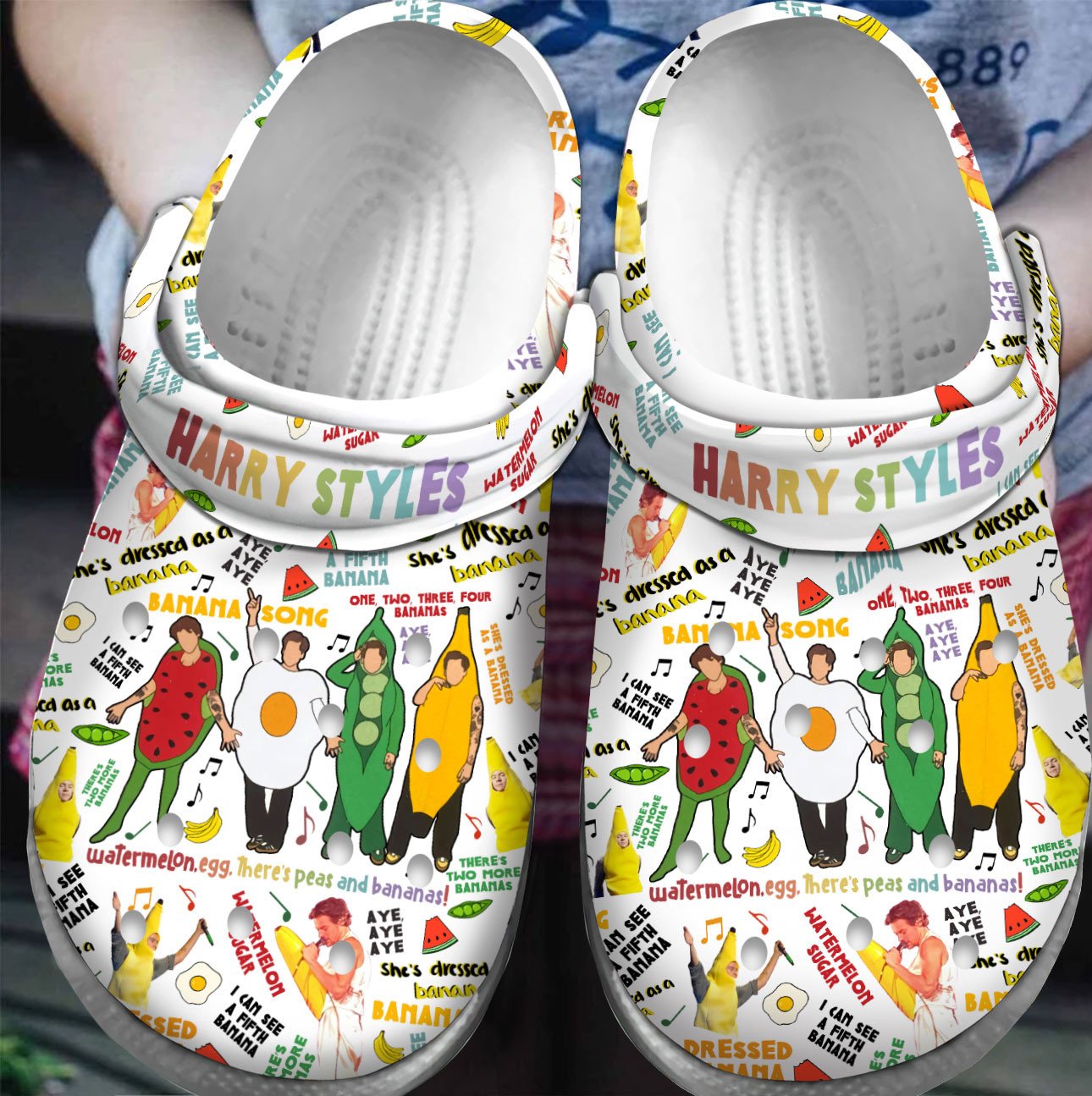 Harry Styles Singer Music Crocband Crocs Clogs For Men Women and Kids 97