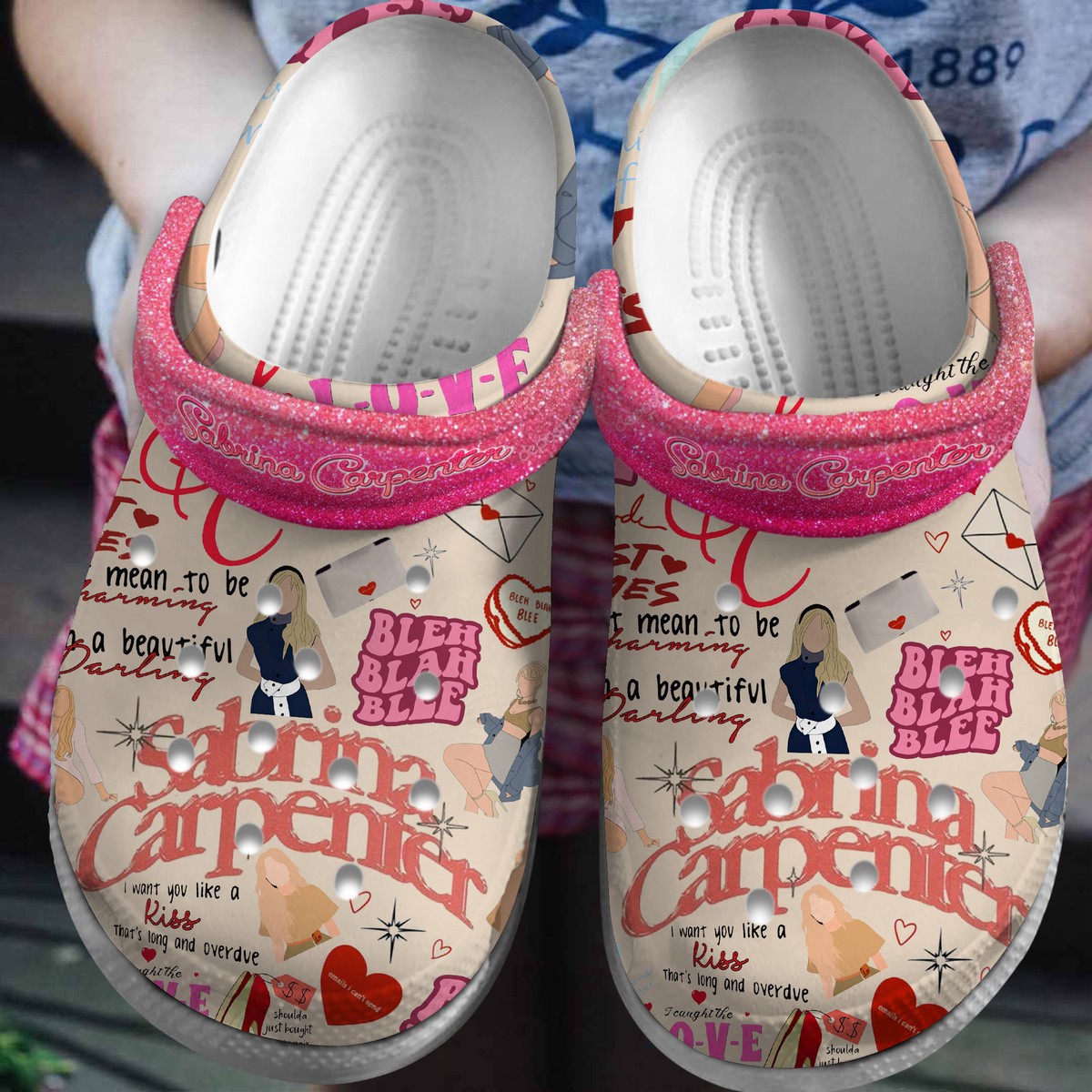 Sabrina Carpenter Music Crocband Crocs Clogs For Men Women and Kids 27
