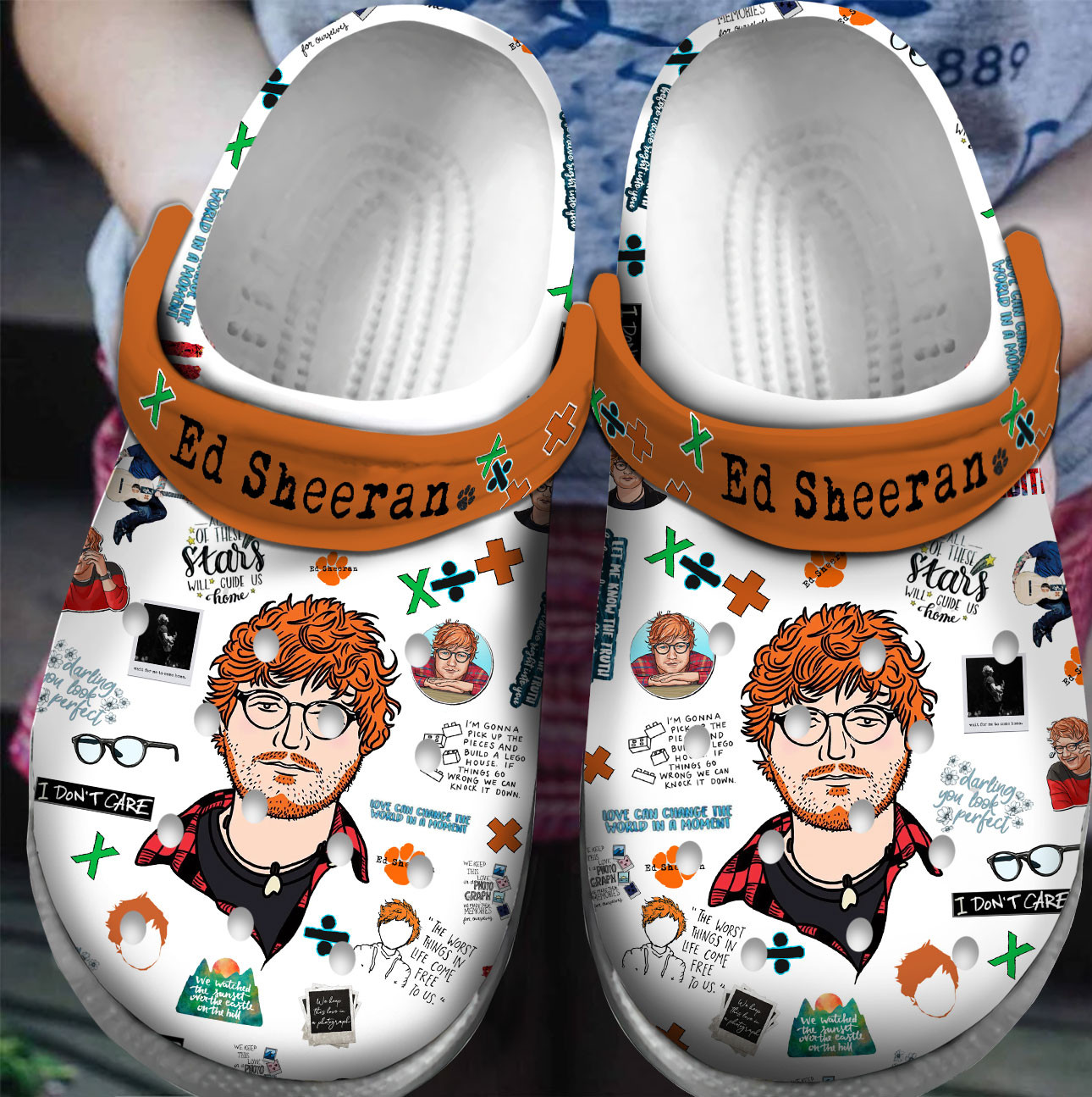 Ed Sheeran Singer Music Crocband, Ed Sheeran Singer Crocs Clogs For Men Women and Kids 30