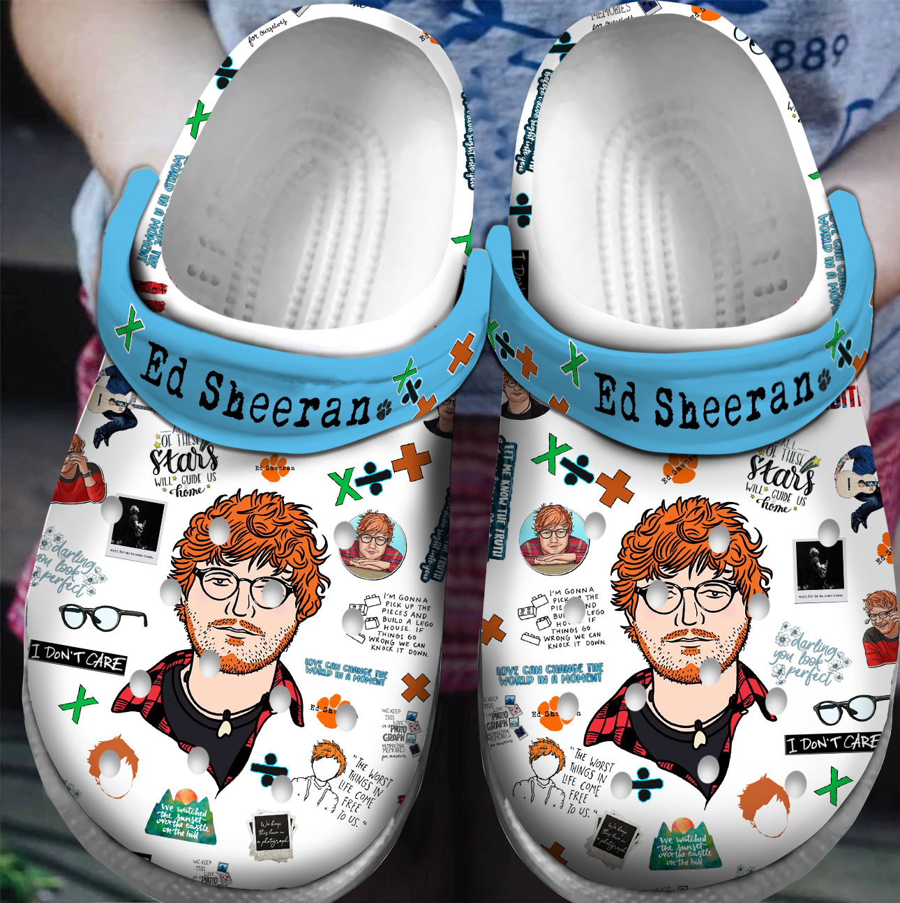 Ed Sheeran Singer Music Crocband, Ed Sheeran Singer Crocs Clogs For Men Women and Kids 38