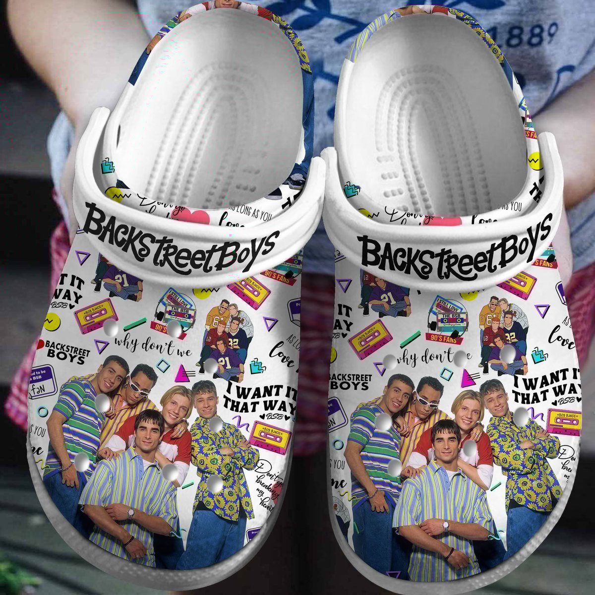 Backstreet Boys Music Crocband, Backstreet Boys Music Crocs Clogs For Men Women and Kids 3