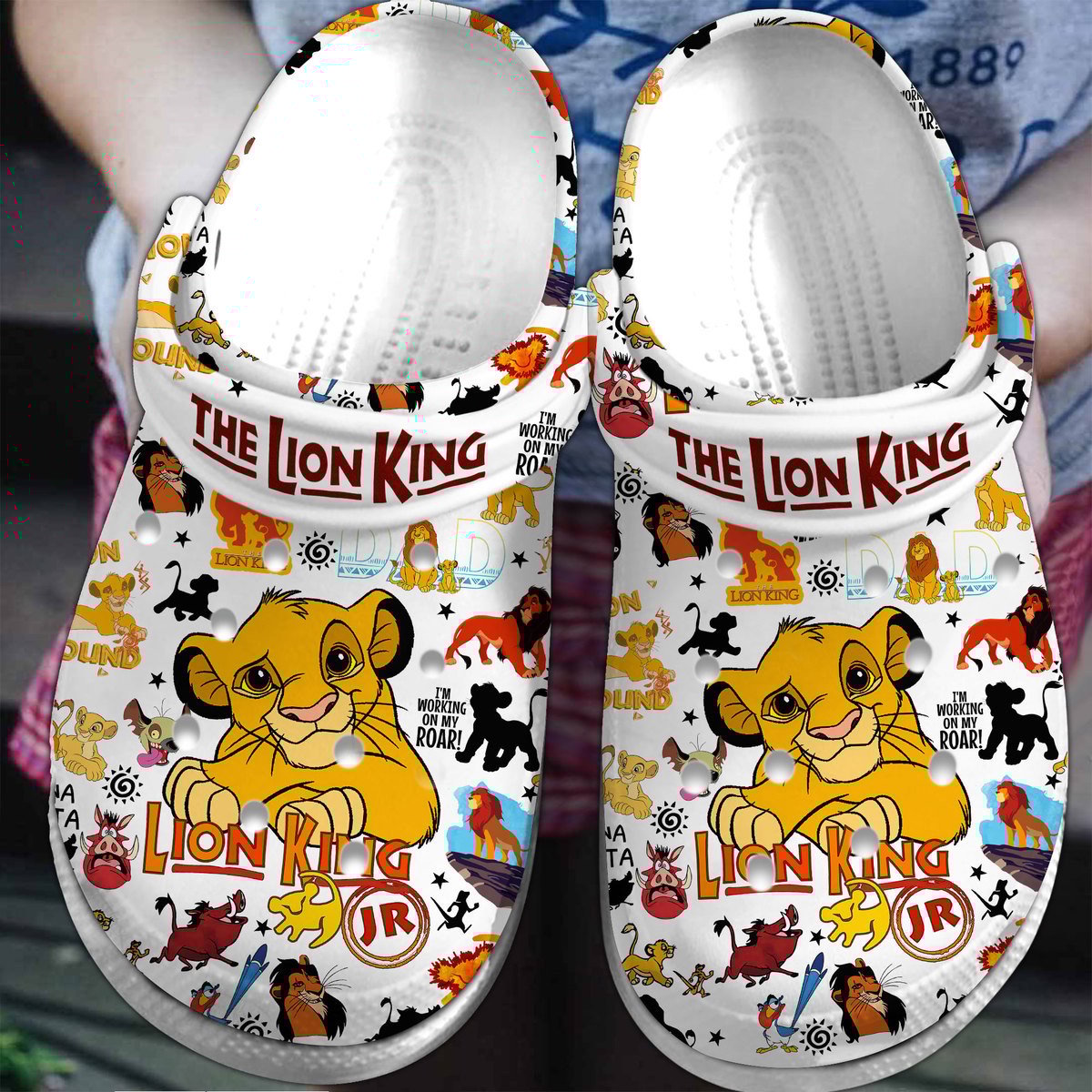 The Lion King Cartoon Movie Crocband, The Lion King Crocs Clogs For Men Women and Kids 2