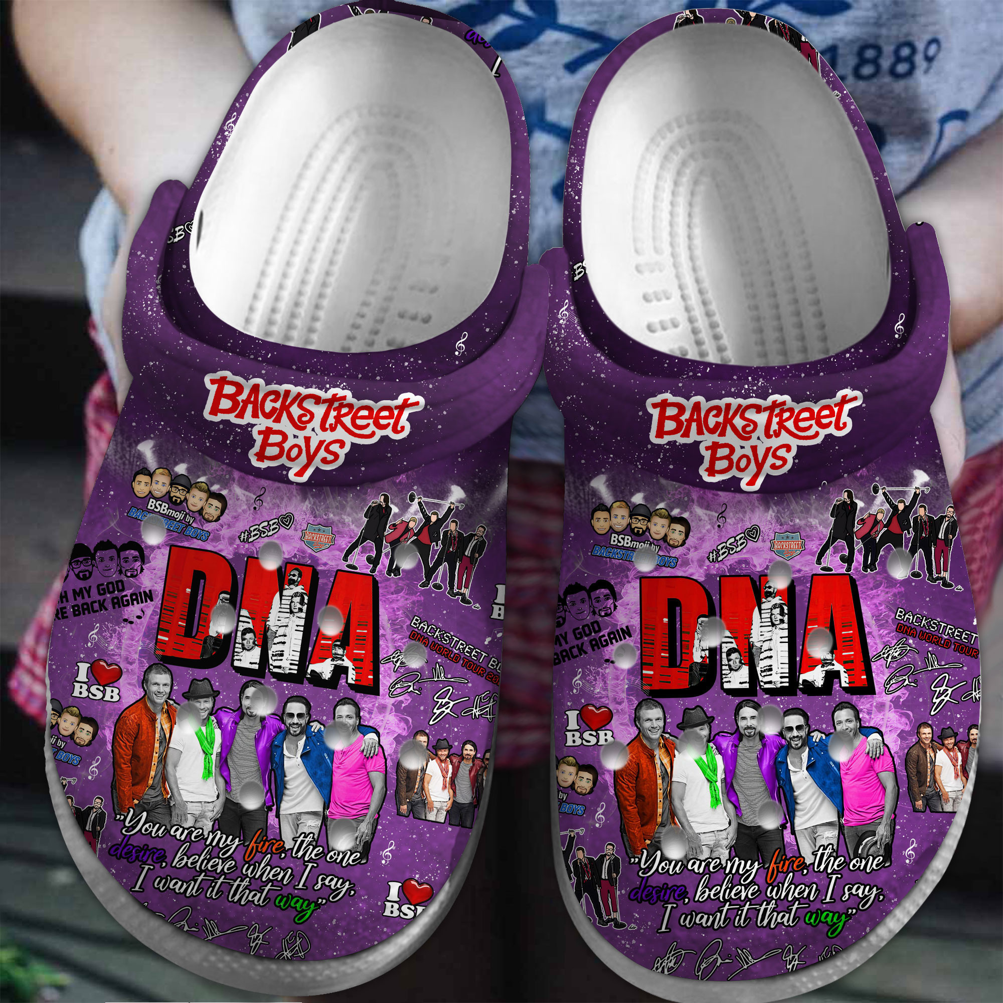 Backstreet Boys Music Crocband, Backstreet Boys Music Crocs Clogs For Men Women and Kids 31