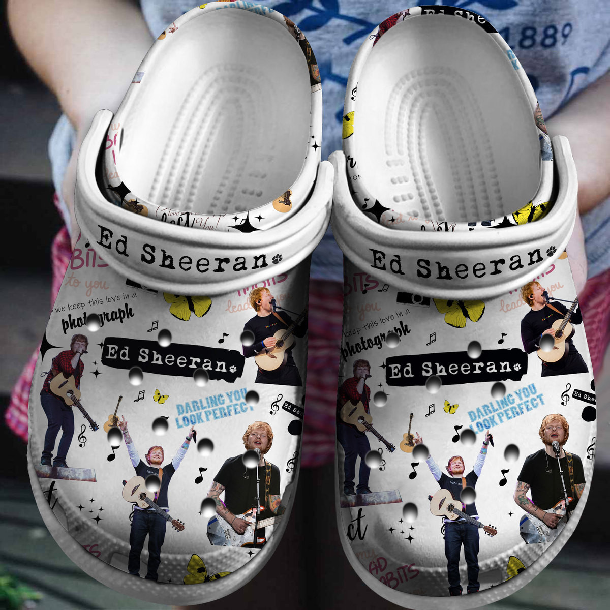 Ed Sheeran Music Crocband, Ed Sheeran Music Crocs Clogs For Men Women and Kids 71