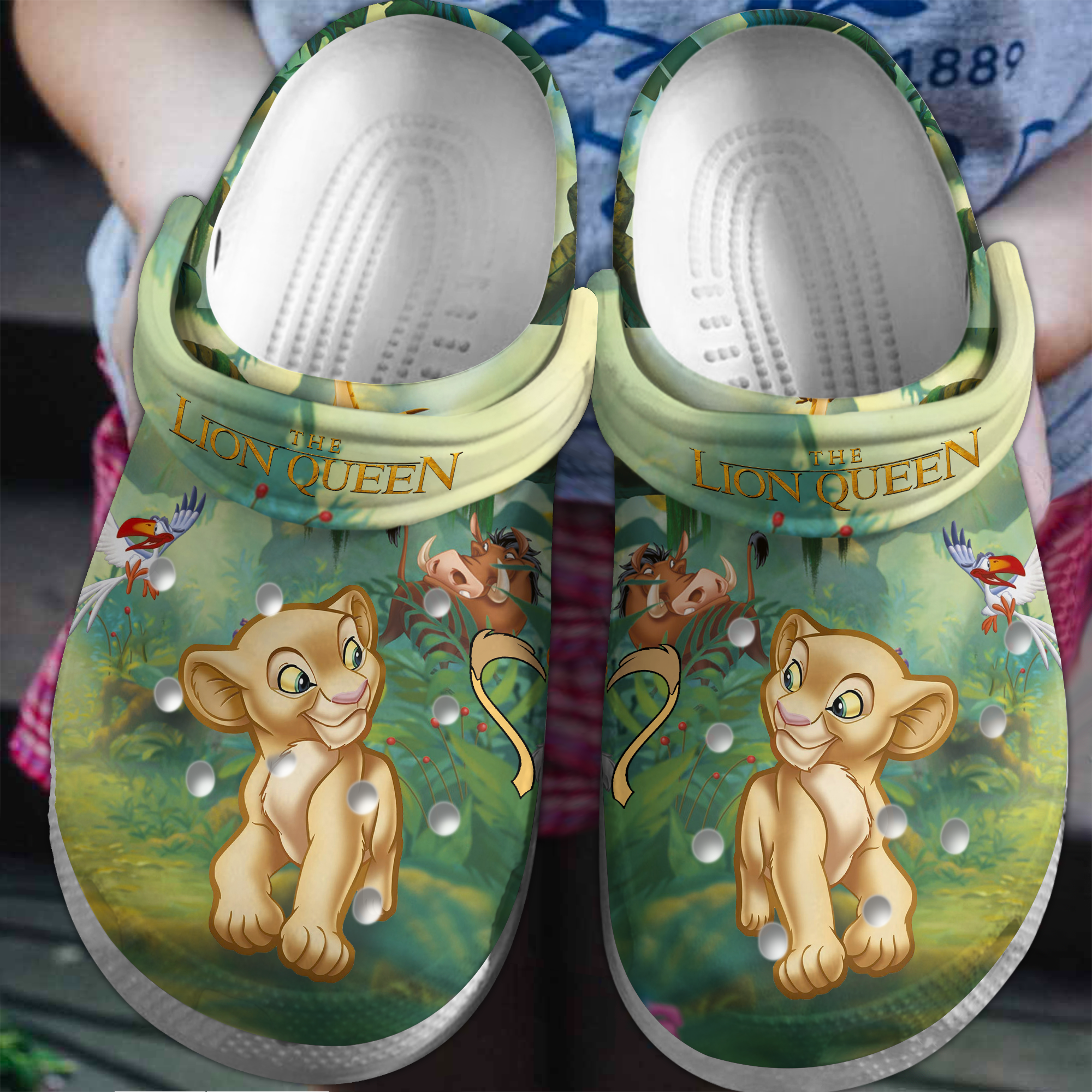 The Lion King Cartoon Movie Crocband, The Lion King Crocs Clogs For Men Women and Kids 12