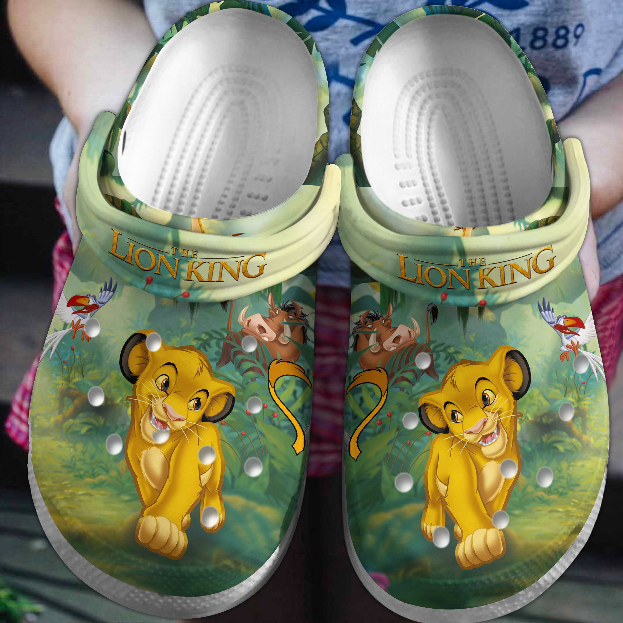 The Lion King Cartoon Movie Crocband, The Lion King Crocs Clogs For Men Women and Kids 8