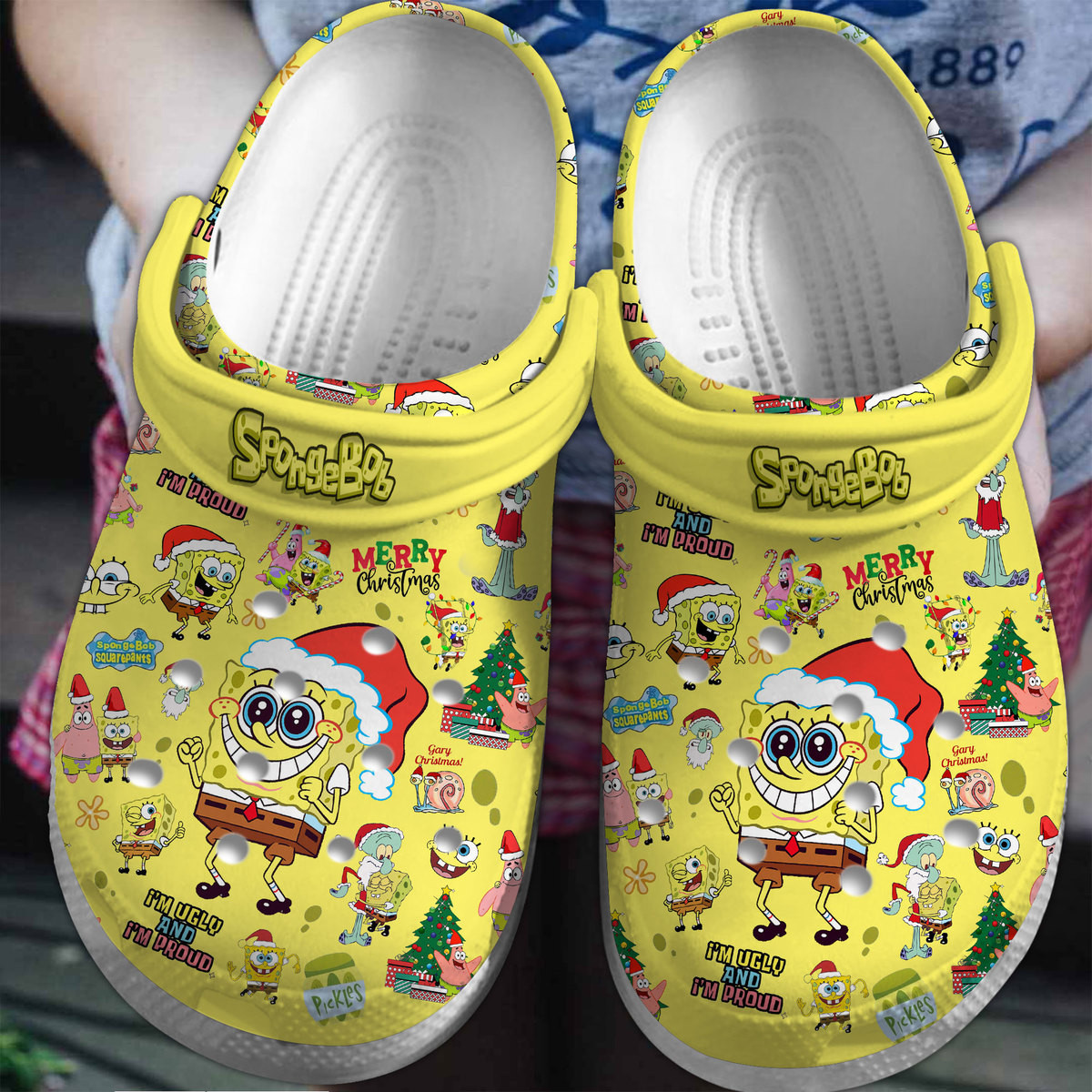 Spongebob Squarepants Movie Crocband Crocs Clogs For Men Women and Kids 71