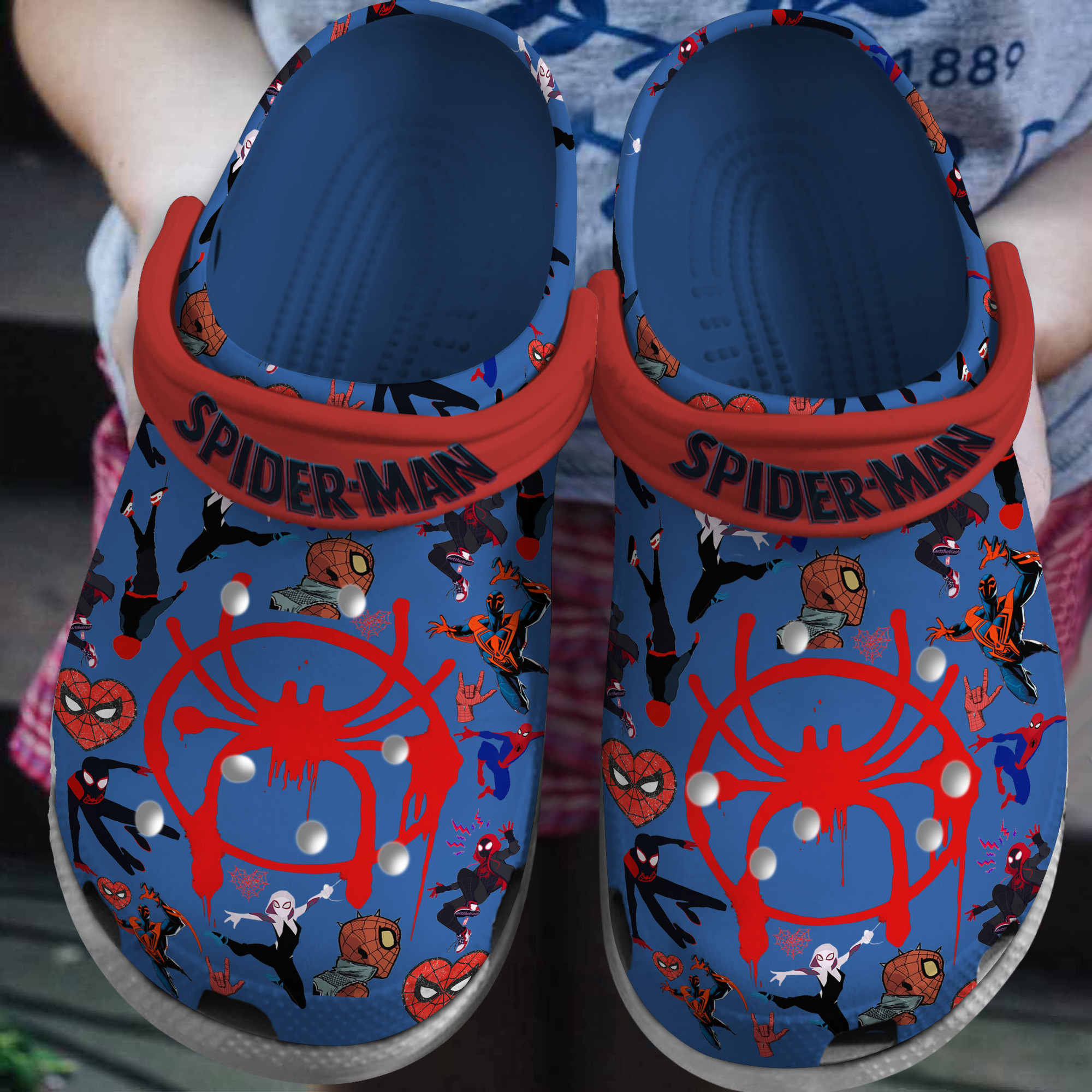 Spider Man Movie Crocband, Spider Man Movie Crocs Clogs For Men Women and Kids