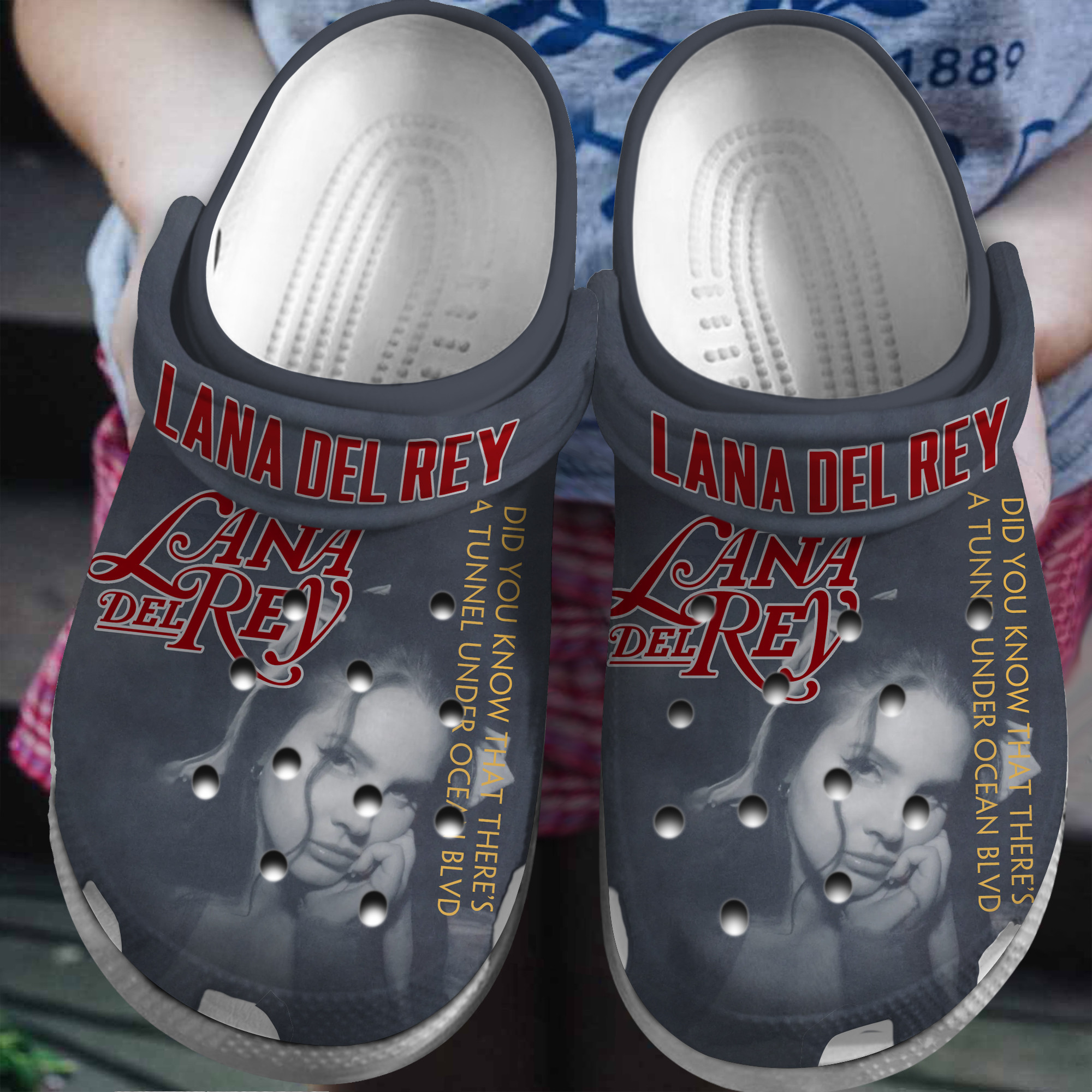 Lana Del Rey Music Crocband, Lana Del Rey Crocs Clogs For Men Women and Kids 82