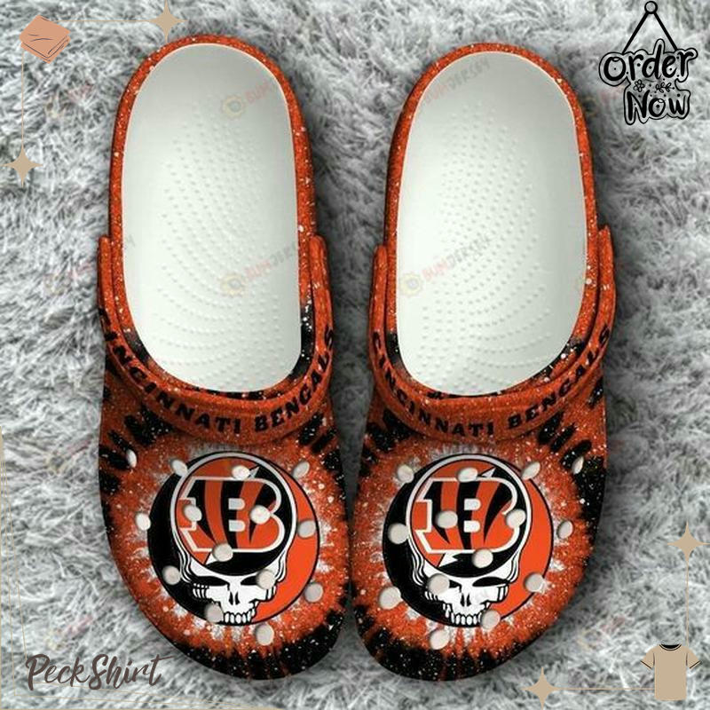 Houston Texans Grateful Dead Halloween costume Crocs Clogs For Men Women and Kids 25