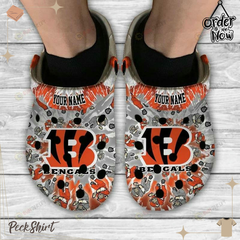 New England Patriots Skull Pattern Classic In Blue Red Crocs Clogs For Men Women and Kids