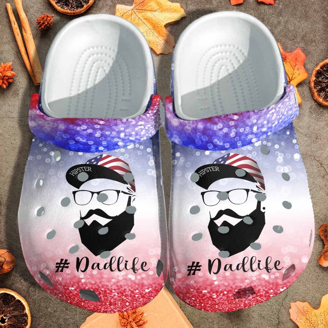 All American Mama Messy Custom 2025 Crocs, All American Mama Crocs Clogs For Men Women and Kids 18