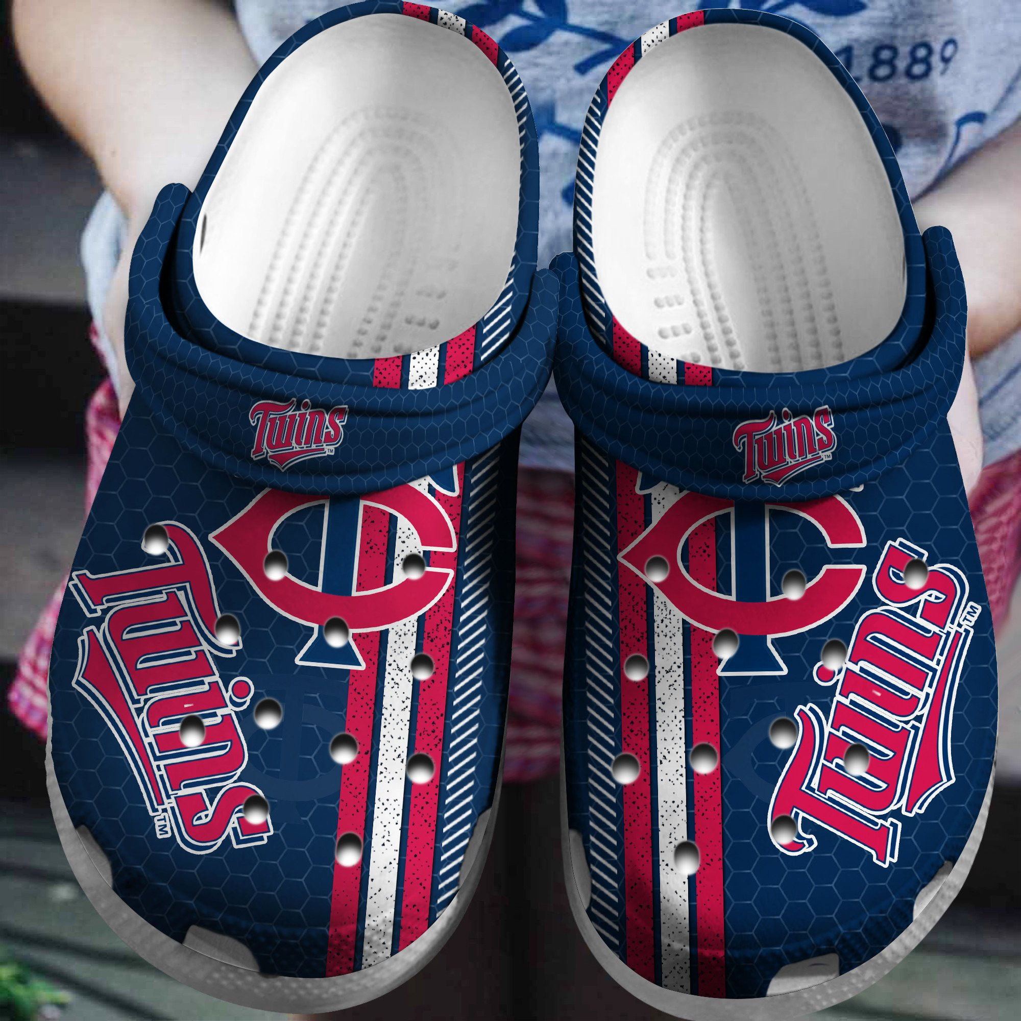 Hot Mlb Team New York Yankees Navy-White, Hot Team Crocs Clogs For Men Women and Kids