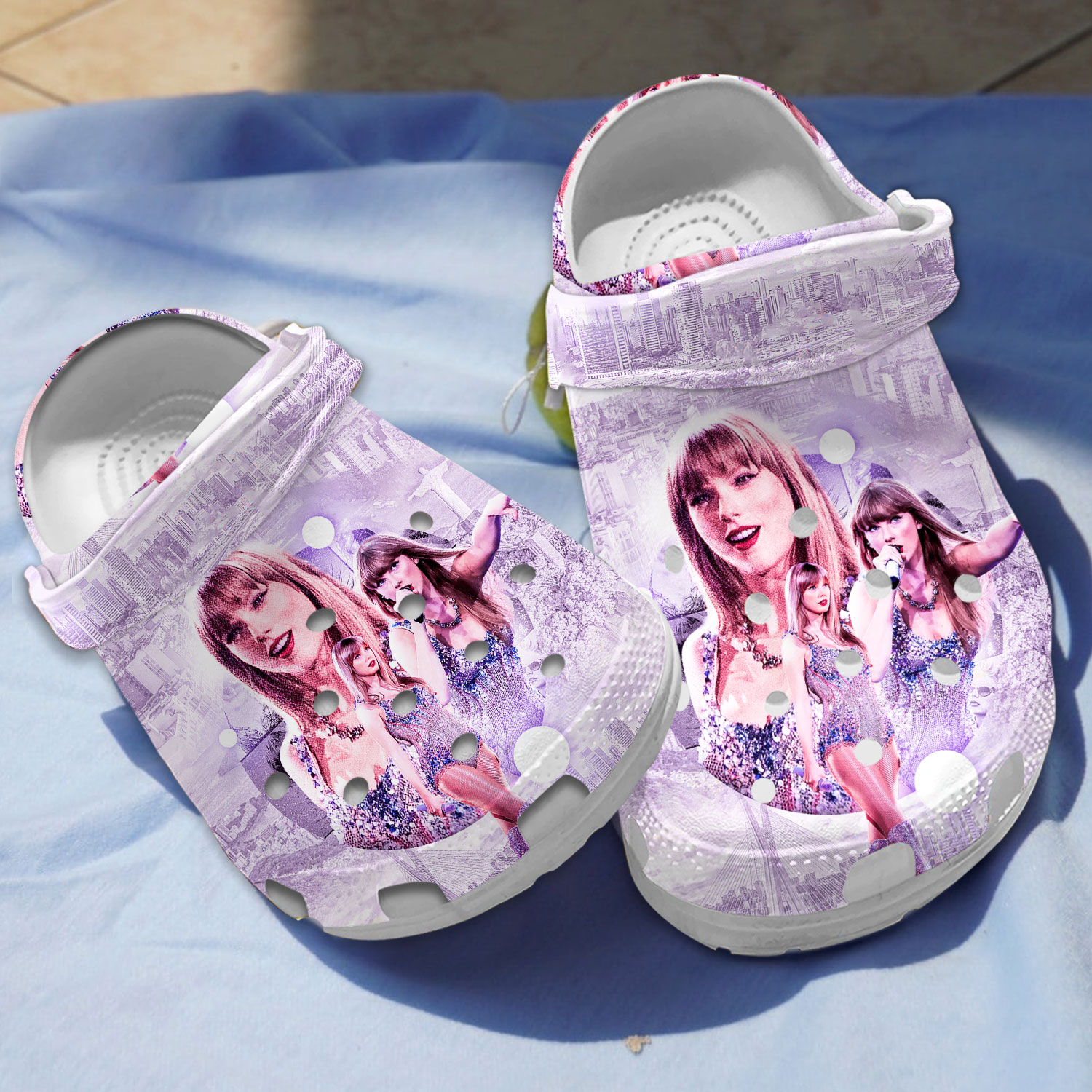 Eye-catching Taylor Swift Pink Swifties, Crocs Clogs For Men Women and Kids
