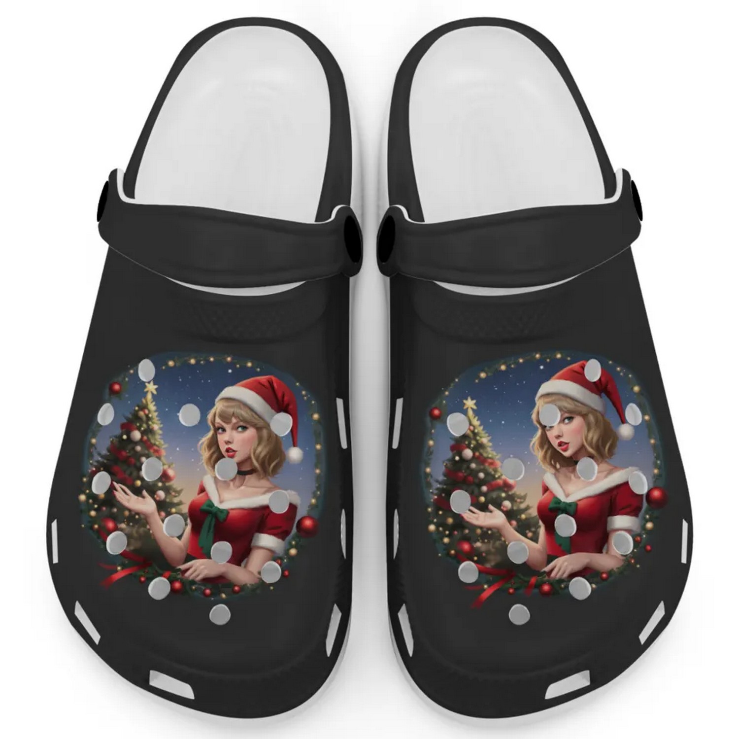 Taylor Swift Christmas, Taylor Swift Christmas Crocs Clogs For Men Women and Kids