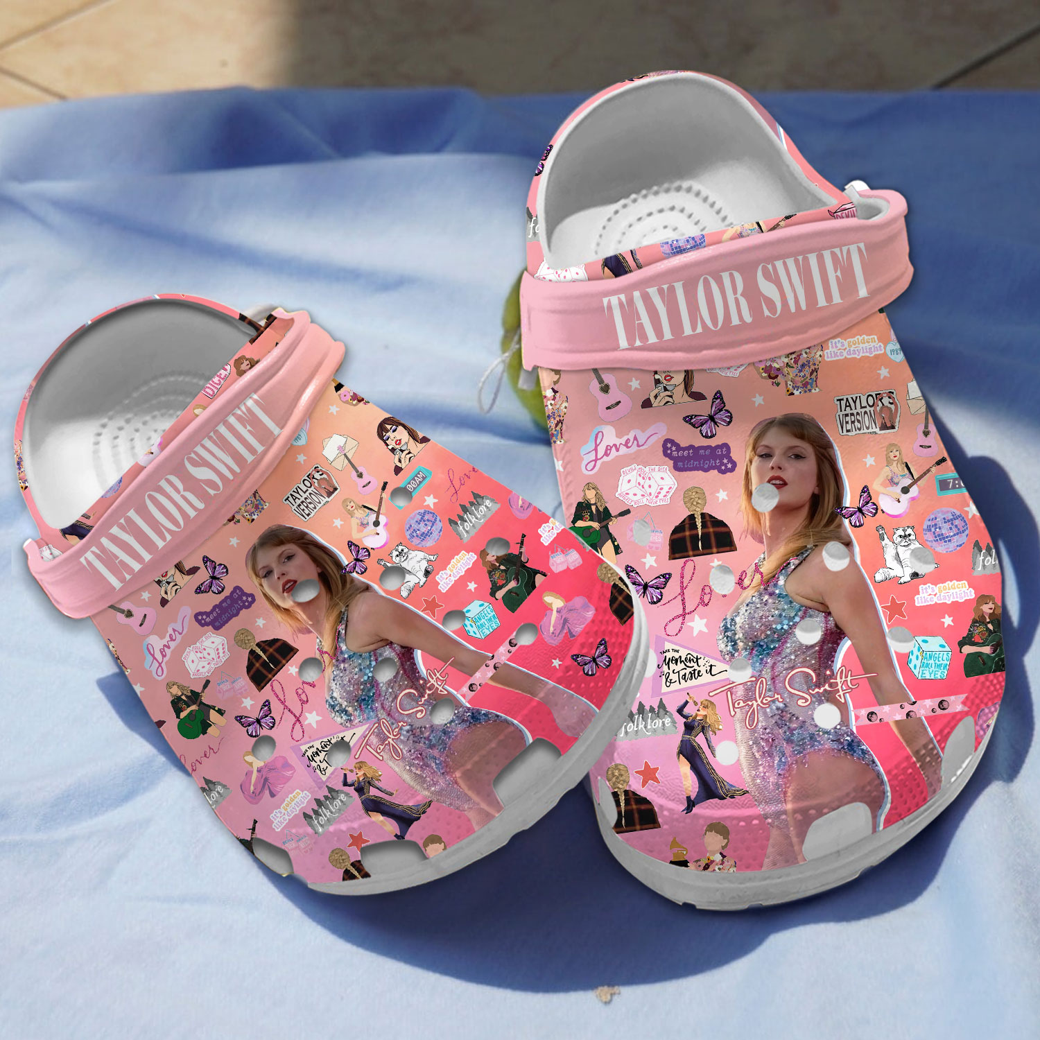 Lightweight And Taylor Swift Music s Crocs Clogs For Men Women and Kids