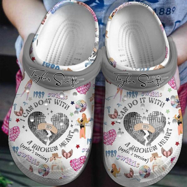 Special Taylor Swift Classic White Slippers Crocs Clogs For Men Women and Kids