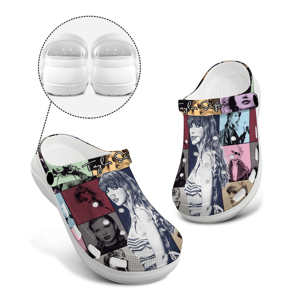 Water-proof Taylor Swift, Waterproof Taylor Swift Crocs Clogs For Men Women and Kids 22