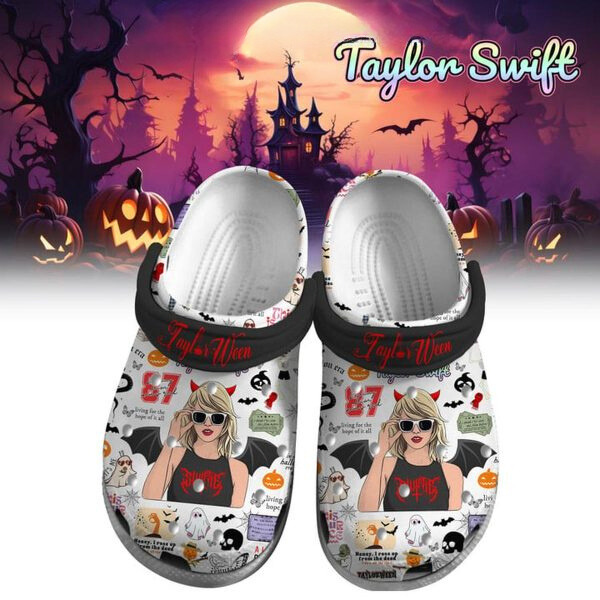 Unique Design Taylor Ween Classic Cute Halloween For Swifties, Crocs Clogs For Men Women and Kids