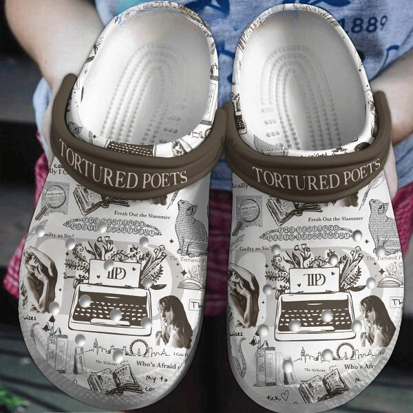 Special Design Tortured Poets Taylor Swift For Swifties, Taylor Swift Crocs Clogs For Men Women and Kids