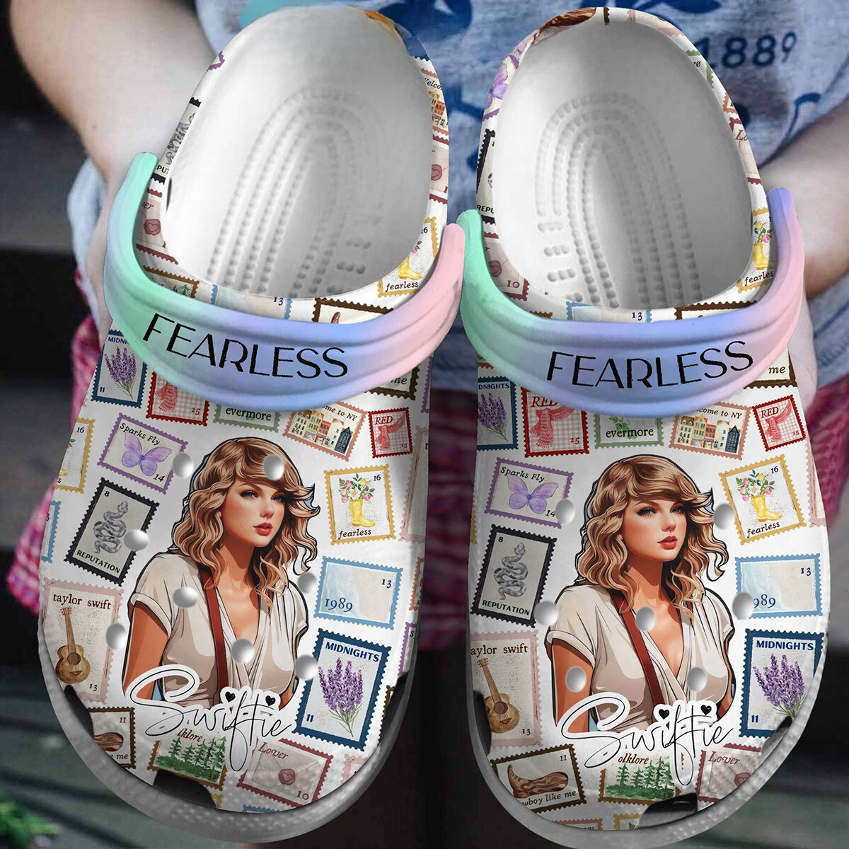Of Singer Taylor Swift Fearless s, Of Singer Taylor Crocs Clogs For Men Women and Kids