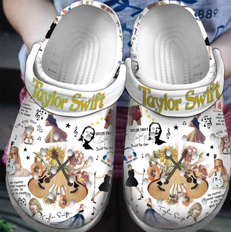 Unique Design Taylor Swift For Fans Crocs Clogs For Men Women and Kids