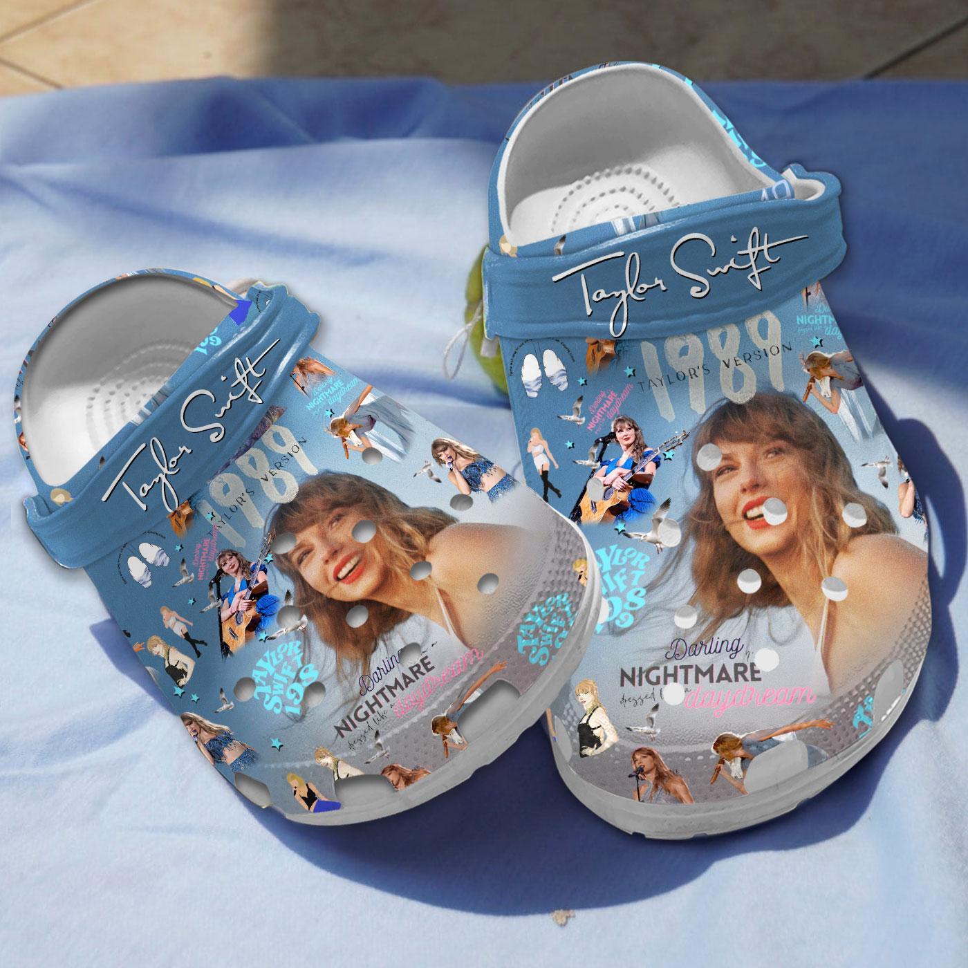 Unique Singer Taylor Swift 1989, Unique Singer Taylor Crocs Clogs For Men Women and Kids