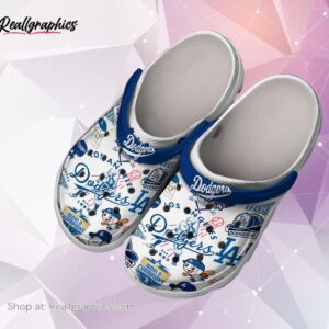 Los Angeles Dodgers MLB 3D Printed Classic Dodgers s for Fans, Crocs Clogs For Men Women and Kids