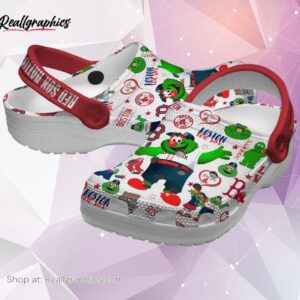 Boston Red Sox Baseball MLB Sport3D Printed Classic, Boston Red Sox Crocs Clogs For Men Women and Kids