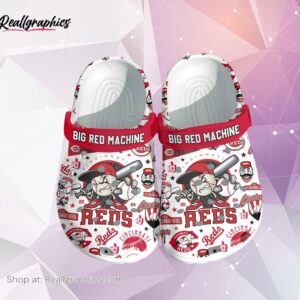 Cincinnati Reds Baseball MLB Sport Classic Reds Merch Crocs Clogs For Men Women and Kids