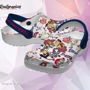 Atlanta Braves Baseball MLB Sport Classic Braves Merchandise Crocs Clogs For Men Women and Kids