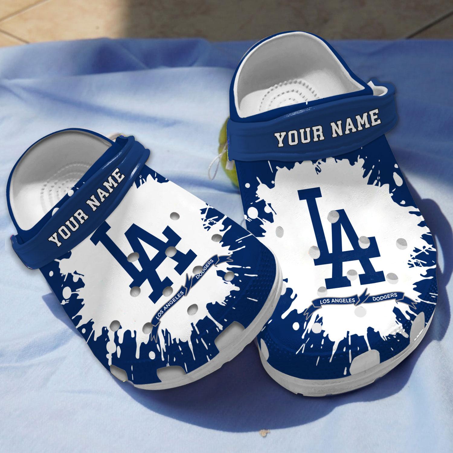 Los Angeles Dodgers MLB Crocband Comfortable Crocs Clogs For Men Women and Kids 43