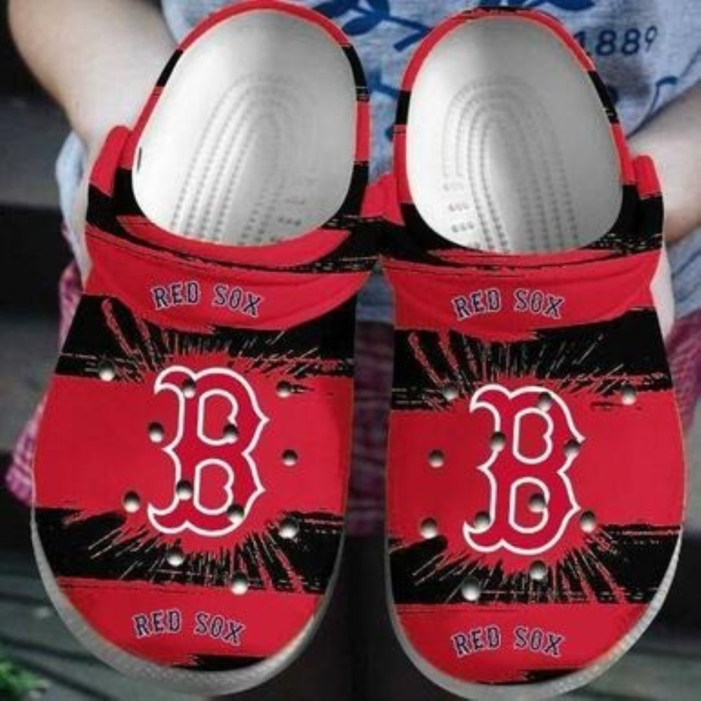 Boston Red Sox MLB Sport Crocband Comfortable Crocs Clogs For Men Women and Kids 62