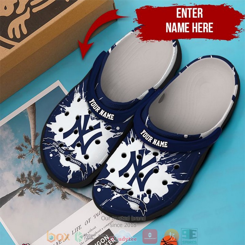 New York Yankees MLB Sport Crocband Comfortable Crocs Clogs For Men Women and Kids 86