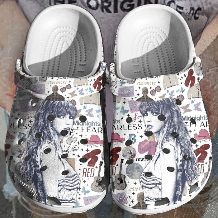 Taylor Swift Music Crocband Crocs Clogs For Men Women and Kids 58