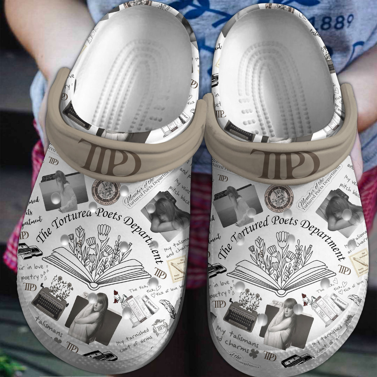 Taylor Swift TTPD Album Music Crocband Comfortable, Taylor Swift TTPD Crocs Clogs For Men Women and Kids 3