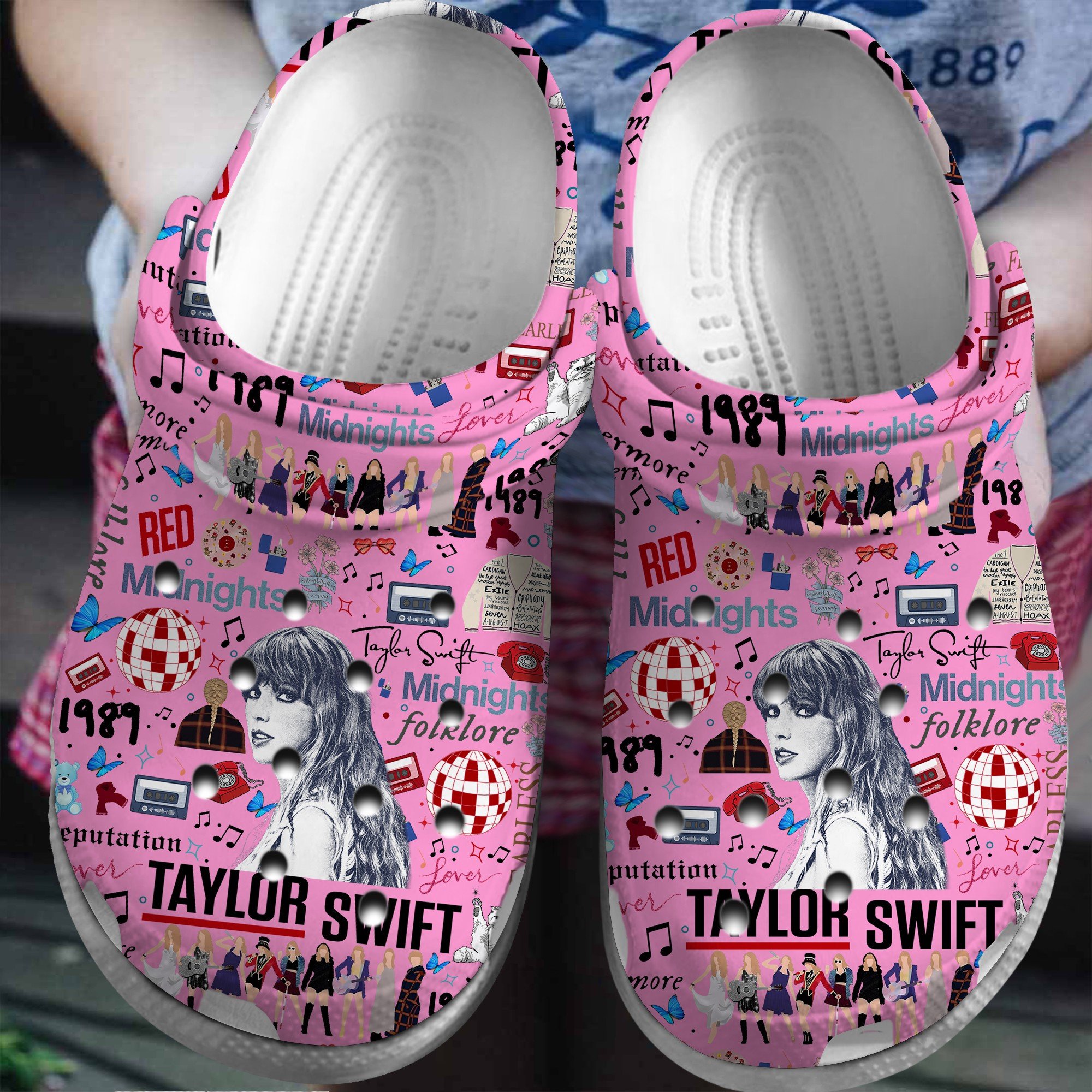 Taylor Swift Music Crocband Crocs Clogs For Men Women and Kids 66