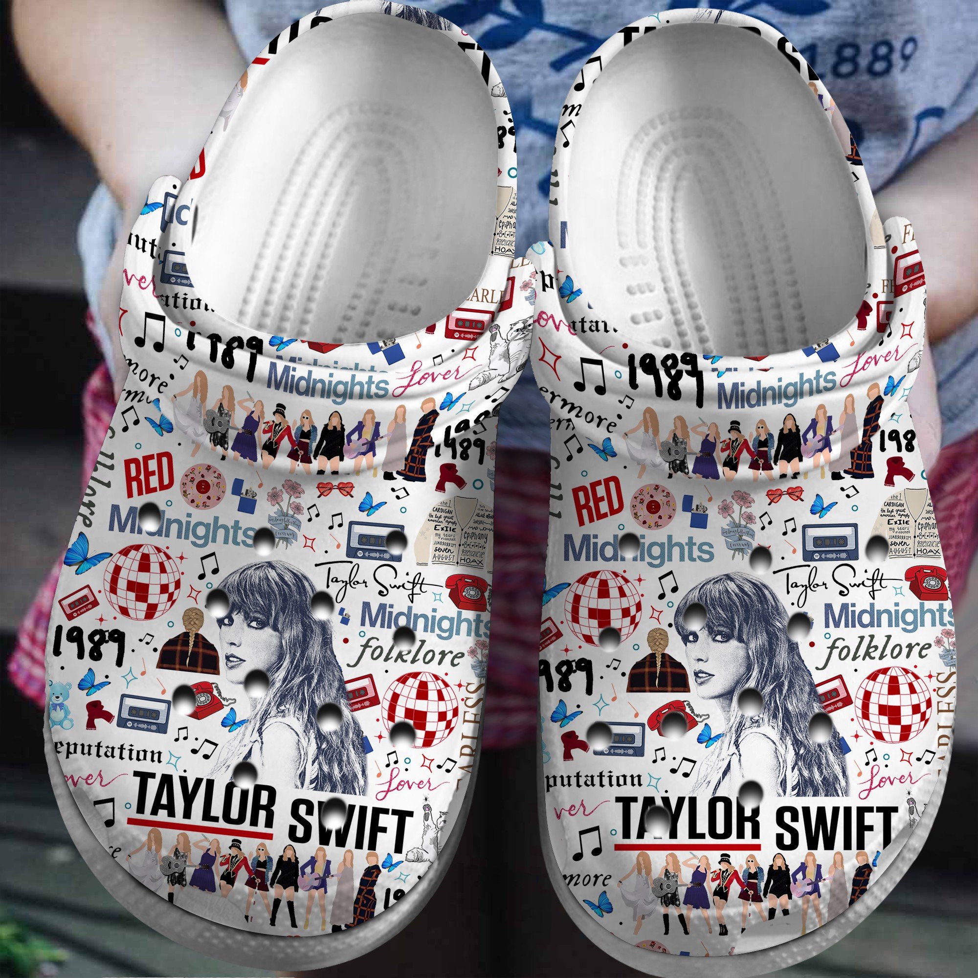 Taylor Swift Music Crocband Crocs Clogs For Men Women and Kids 38