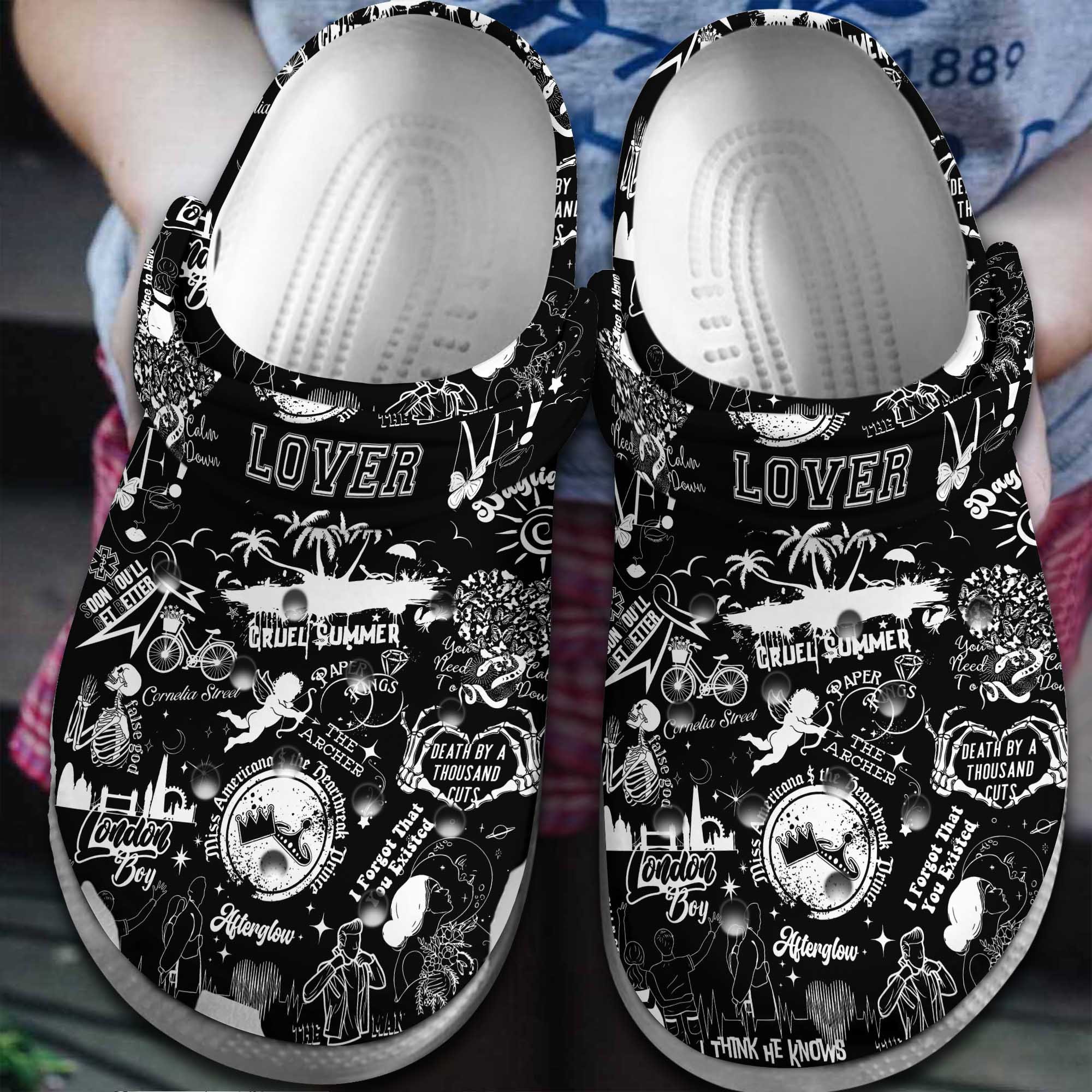 Taylor Swift Music lover Crocband Crocs Clogs For Men Women and Kids 88