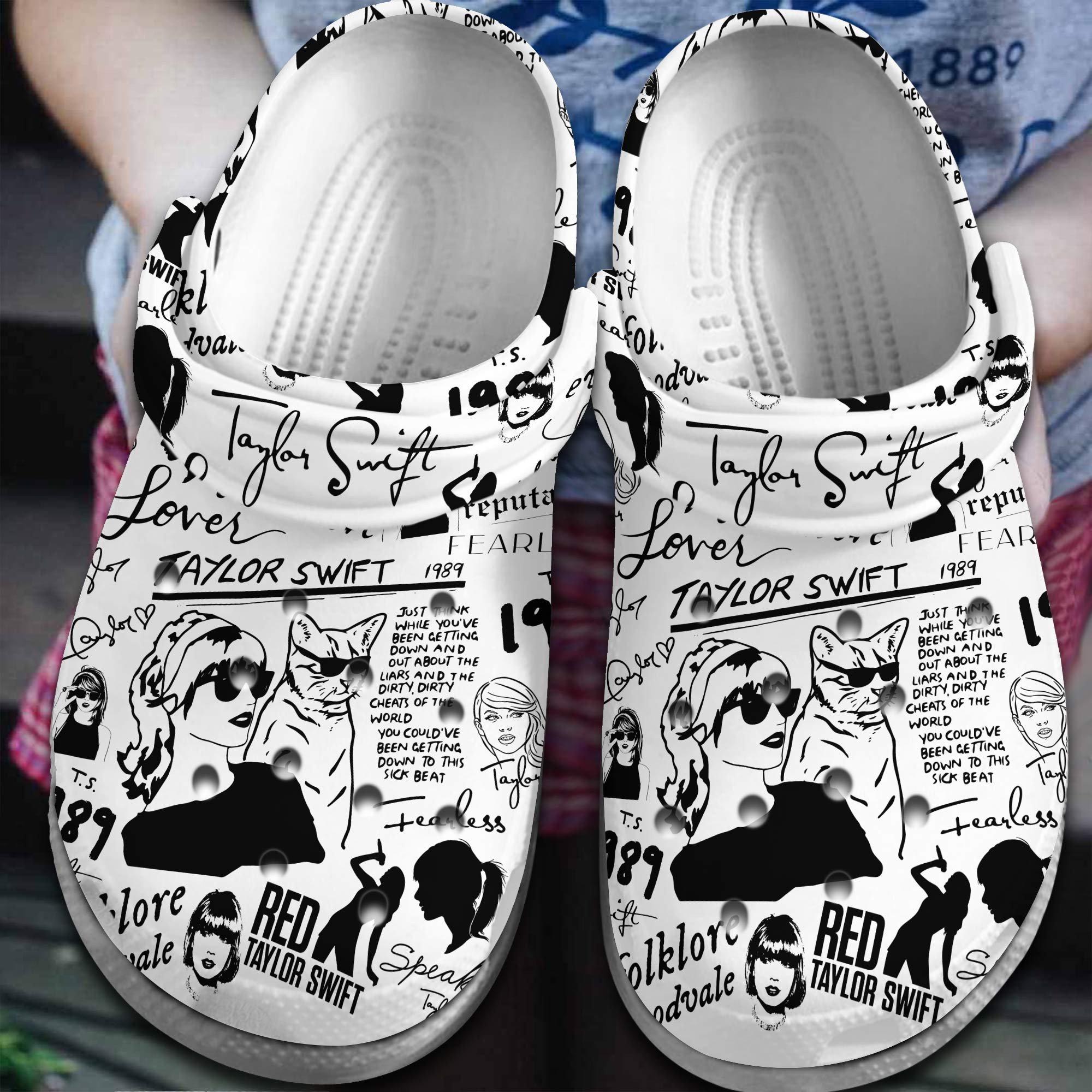 Taylor Swift Music Crocband Crocs Clogs For Men Women and Kids 143