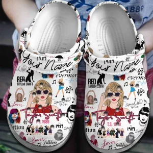 Taylor Swift Crocband Comfortable, Taylor Swift Crocs Clogs For Men Women and Kids 35