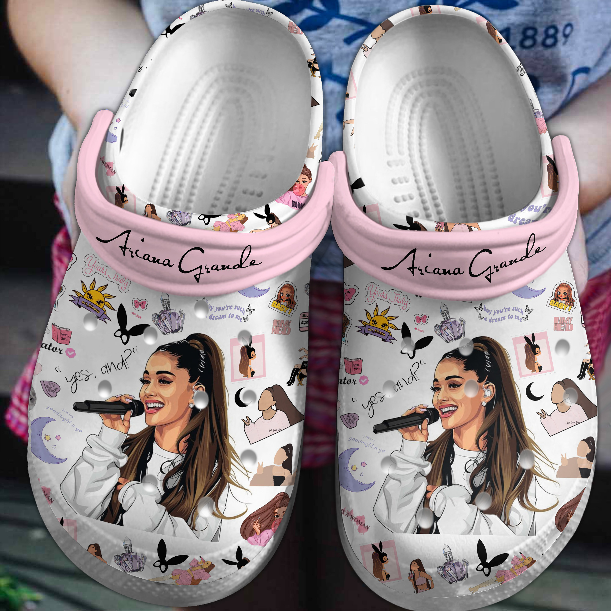 Ariana Grande Music Crocband Crocs Clogs For Men Women and Kids 59