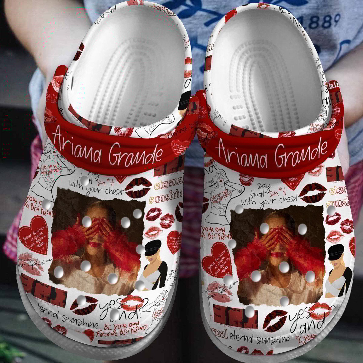 Ariana Grande Music Crocband Crocs Clogs For Men Women and Kids 70