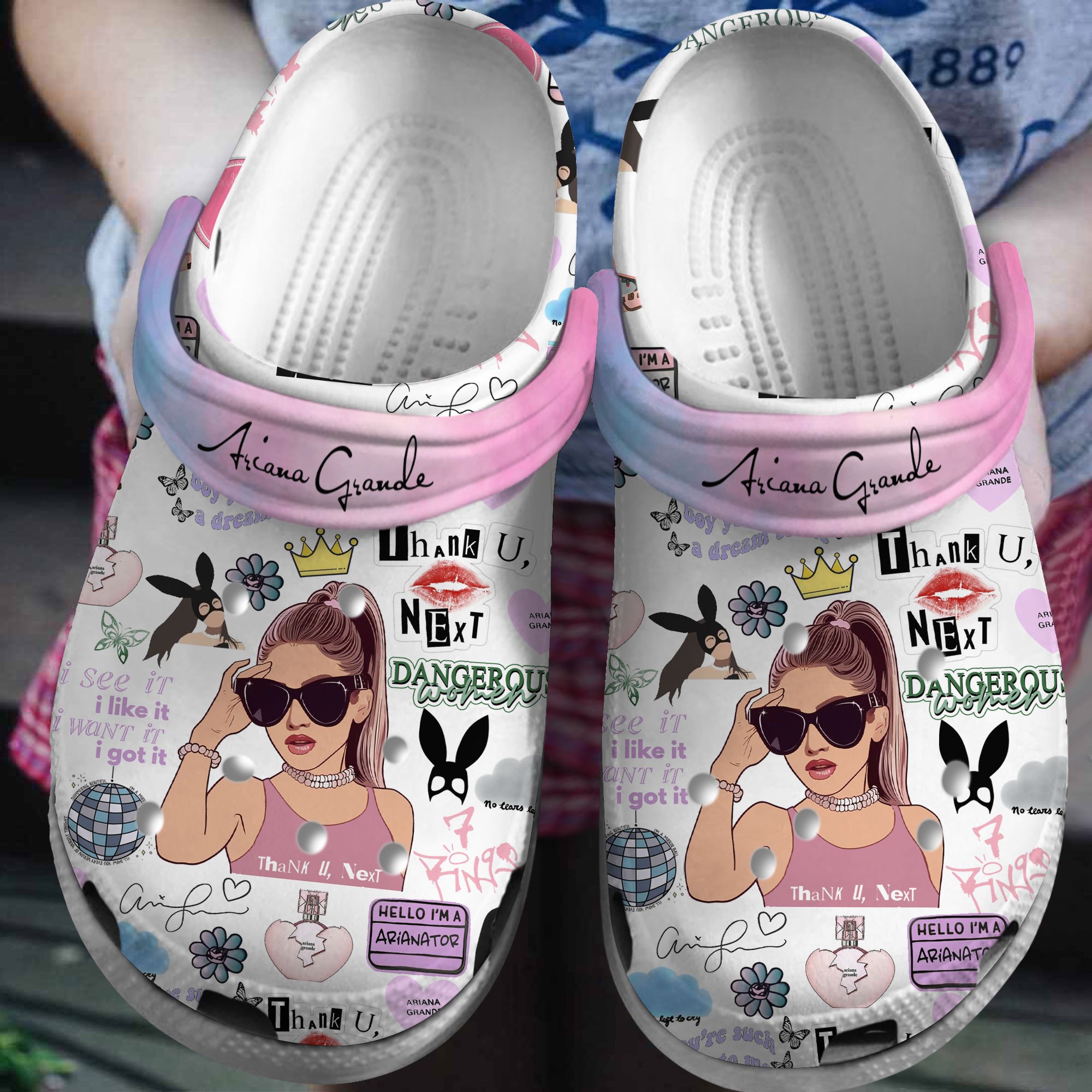 Ariana Grande Music Crocband Crocs Clogs For Men Women and Kids 64